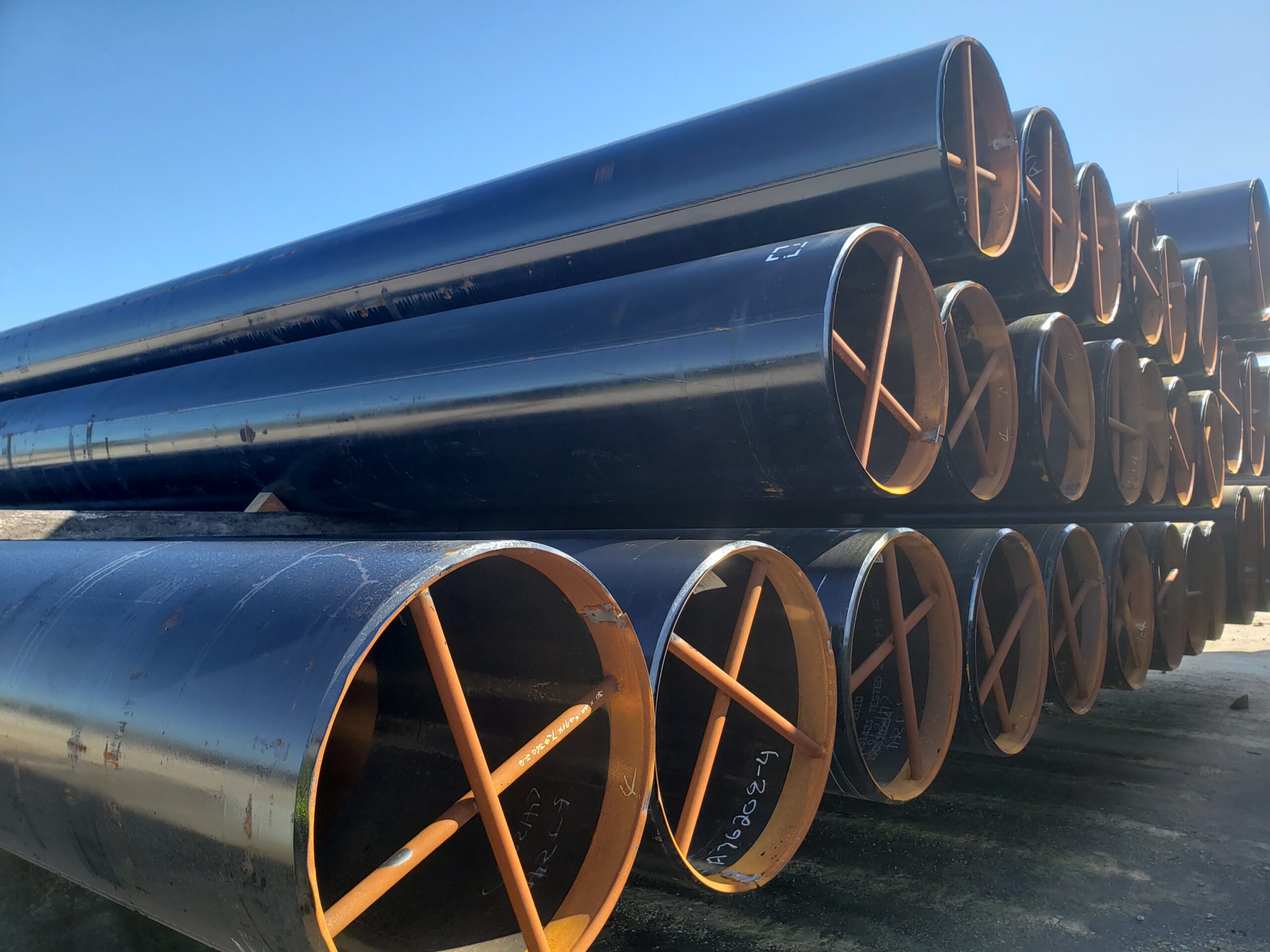 Lacquered SAWL X65 Line Pipe